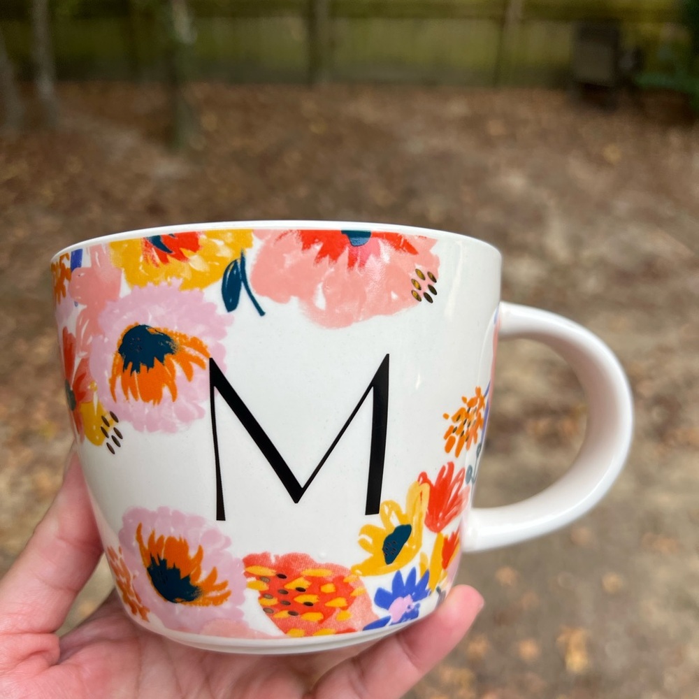 Opalhouse Initial M Stoneware Ceramic Mug